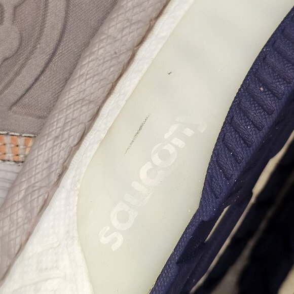 Saucony Hurricane 23 S10615-35 Purple Running Shoes Sneakers Women’s Size 8.5 - Picture 11 of 14